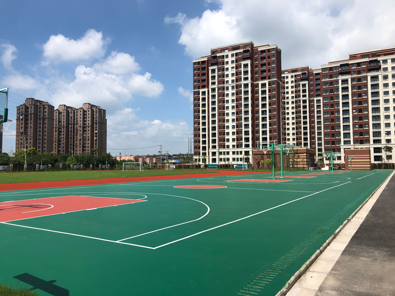 8mm 硅PU球场地面